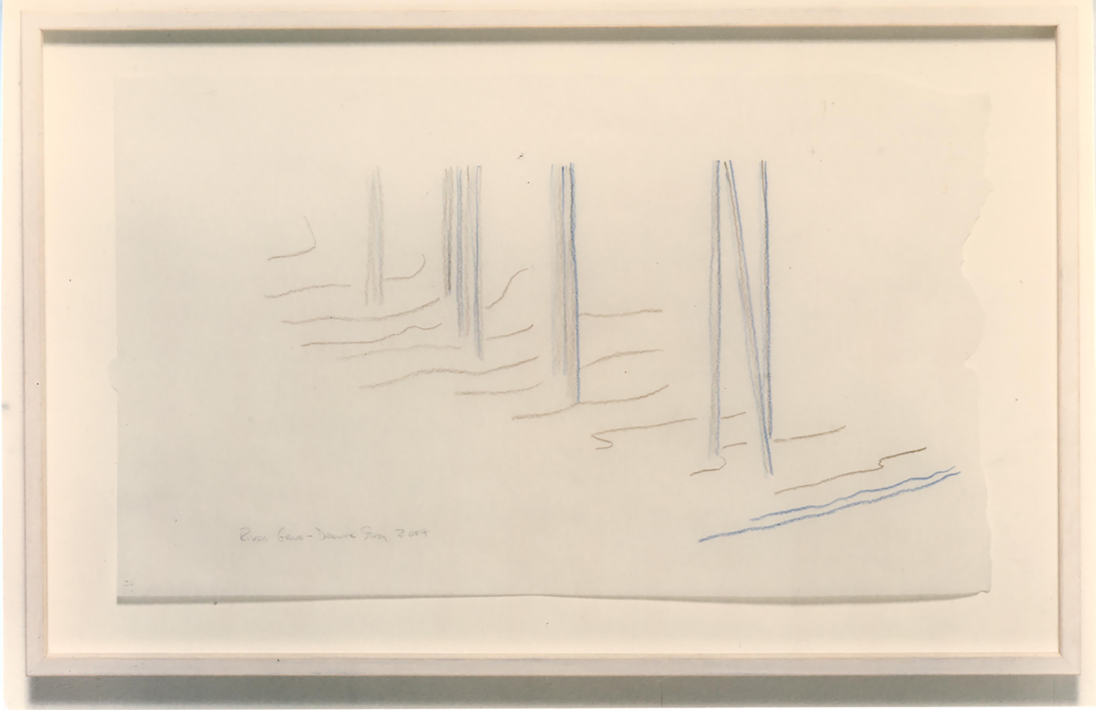 Max Neuhaus, Study for the drawing u0027River Groveu0027